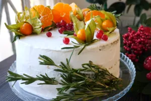 Торт с мандаринами - пошаговый рецепт Торт с мандаринами - пошаговый рецепт
