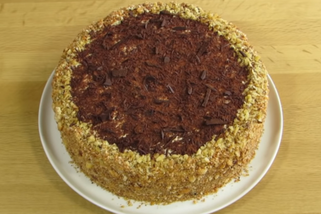 Торт ''Ведмедик'' з волоськими горіхами