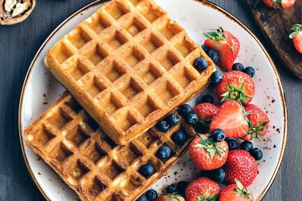 Хрустящие бельгийские вафли