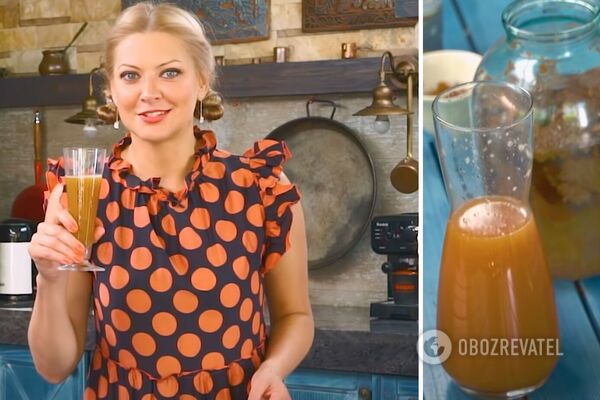 Домашній квас з житнього хліба