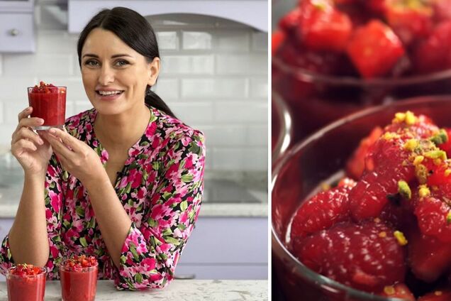 Желе из клубники