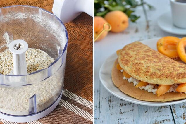 Вкусный овсяноблин на завтрак