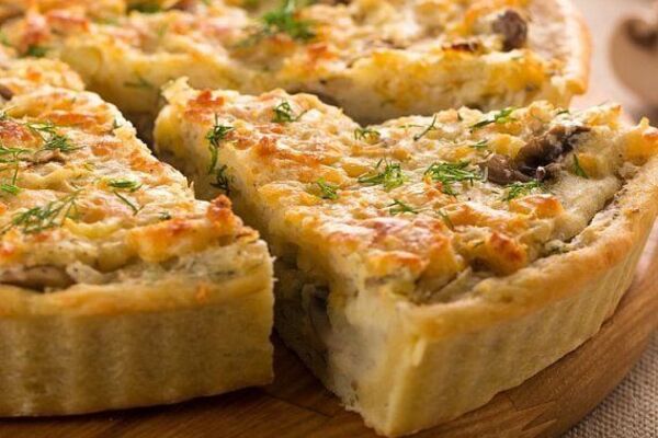 Киш с индейкой