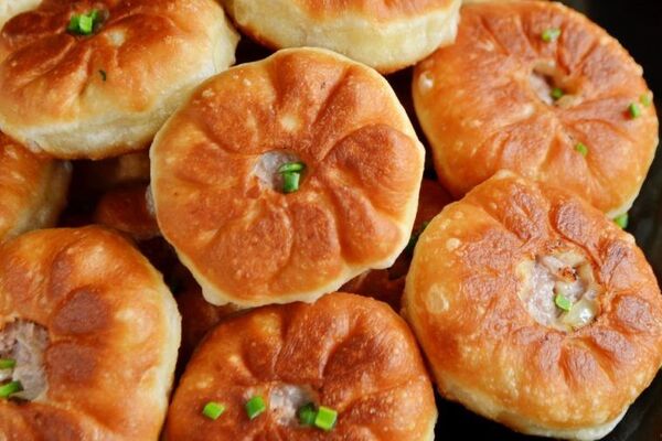 Пышные беляши с мясной начинкой