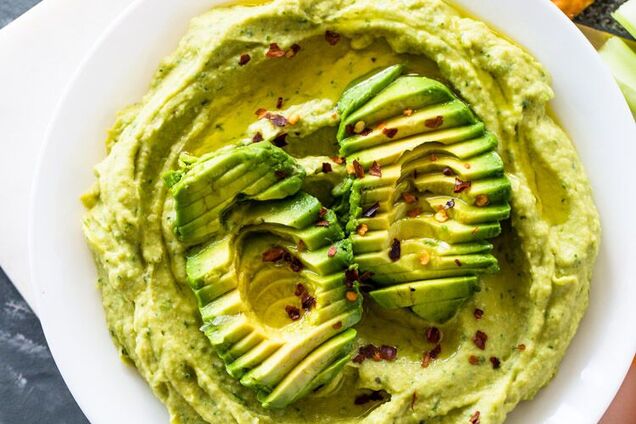 Хумус из авокадо