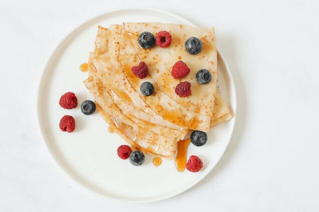 Самые тонкие и вкусные ажурные блины на кефире