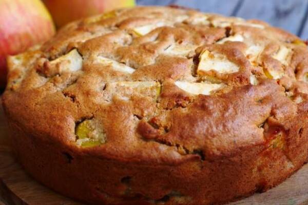 Яблочный пирог из цельнозерновой муки