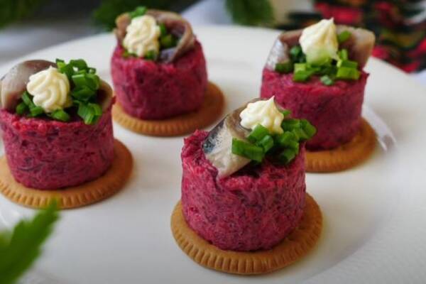 Лінива закуска ''Оселедець під шубою''