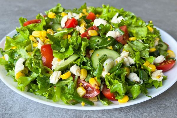 Овочевий салат без майонезу