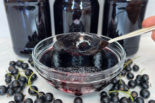 Джем з чорної смородини без кісточок