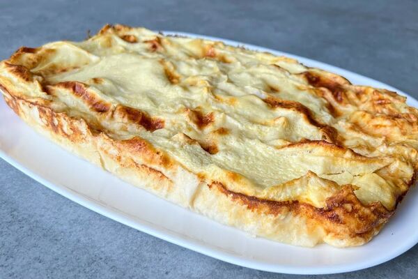 Соленый творожный пирог из лаваша