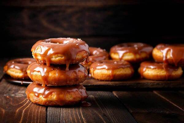 Пончики в сладкой карамели