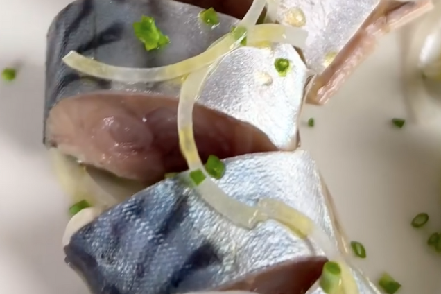 Маринованная скумбрия