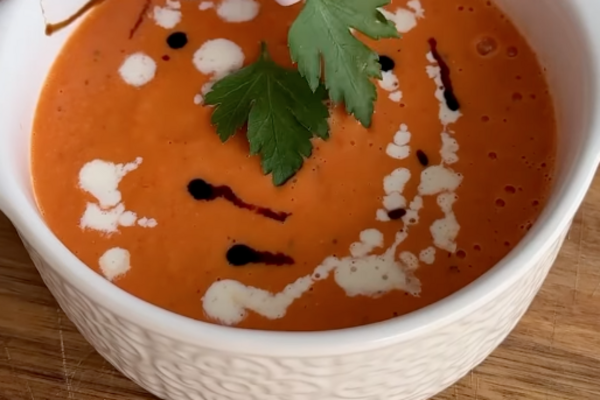 Суп-пюре із запечених овочів