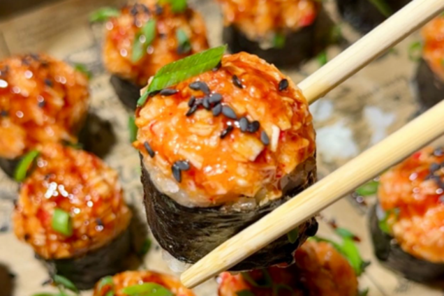 Запеченные роллы