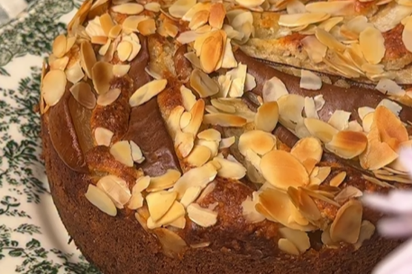 Творожно-грушевый пирог