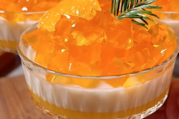 Мандаринова панна-котта