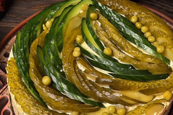 Салат с языком