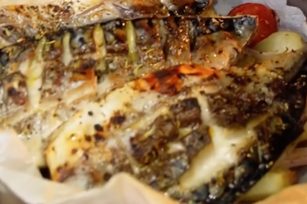 Запеченная скумбрия
