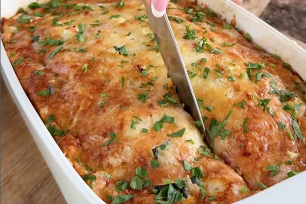 Запіканка з кабачків, із сиром та яйцями