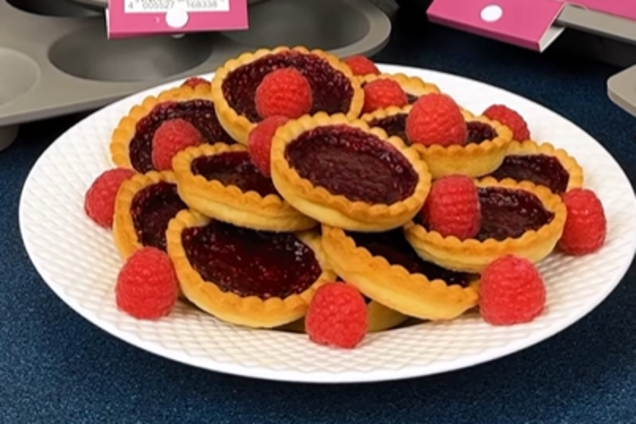 Малиновое печенье