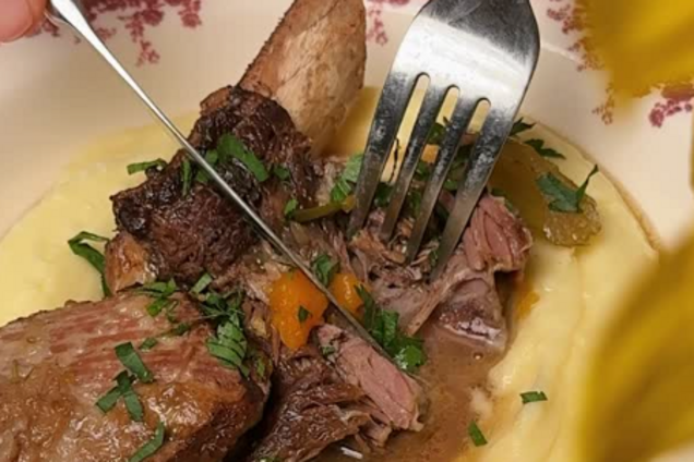 Ребра в вине