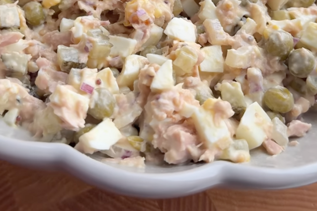 Намазка з яєць і тунця