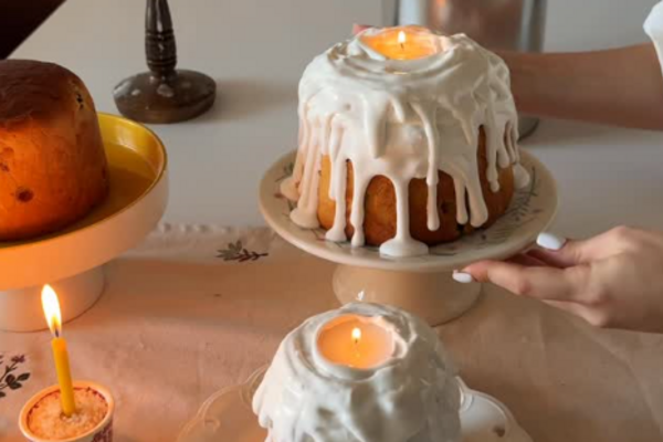 Пасха из венского теста