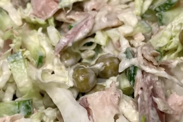 Салат из пекинской капусты