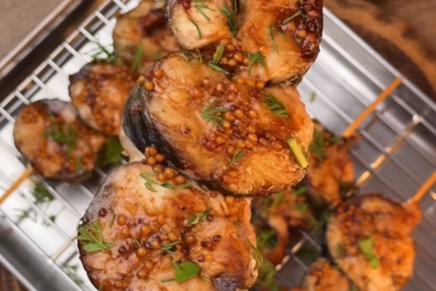 Шашлык из скумбрии