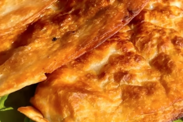 Ленивые чебуреки с мясом 