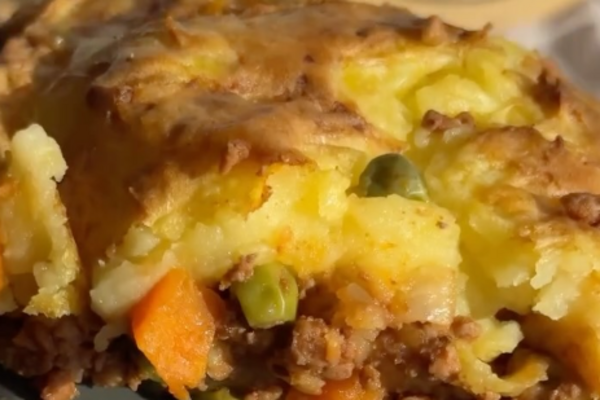Картофельный пирог с картофелем