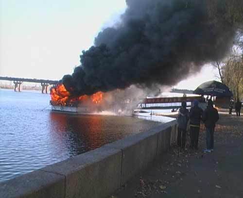 Так горел "Посейдон"