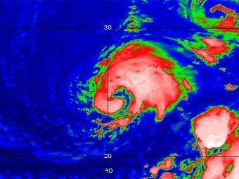 Тропічний шторм "Дельта", інфрачервоний супутниковий знімок NASA