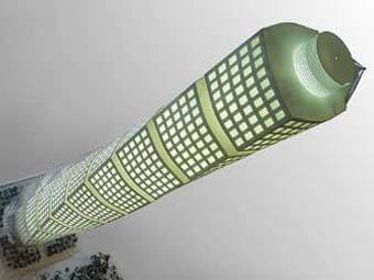 Проект башни "Поворачивающееся тело" Калатравы. Фото с сайта peab.se