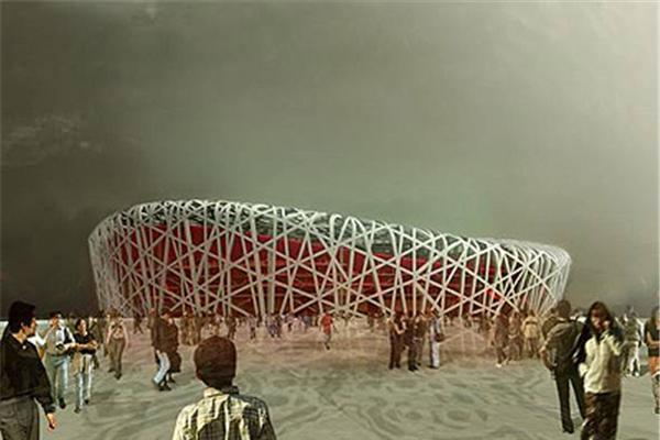 Стадион к Олимпийским играм 2008 в Китае - масштабненько!