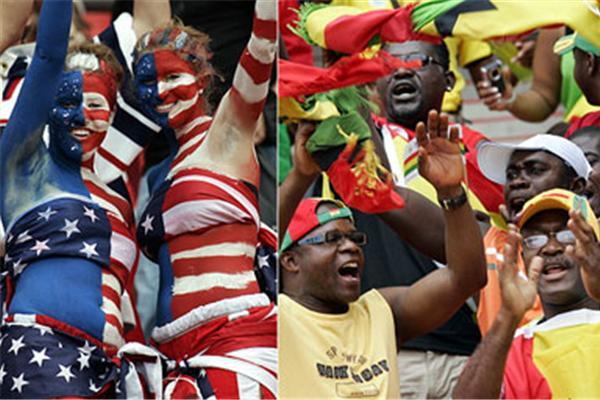 Гана 2-1 США >> Фоторепортаж