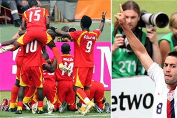 Гана 2-1 США >> Фоторепортаж