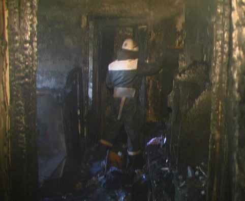 Двое шаловливых ребятишек сожгли квартиру