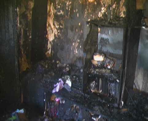 Двое шаловливых ребятишек сожгли квартиру