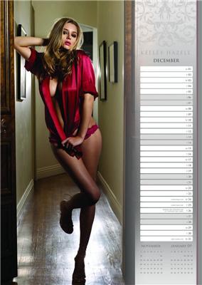 Красивейший календарь с Keeley Hazell на 2008 год. ФОТО