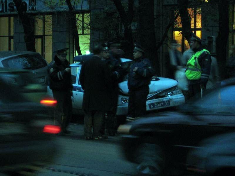 Криминальная Россия! Погоня со стрельбой в центре Москвы!