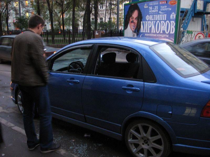 Криминальная Россия! Погоня со стрельбой в центре Москвы!