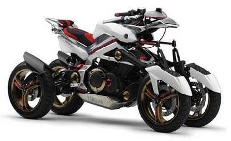 Yamaha сделала 4-колесный байк