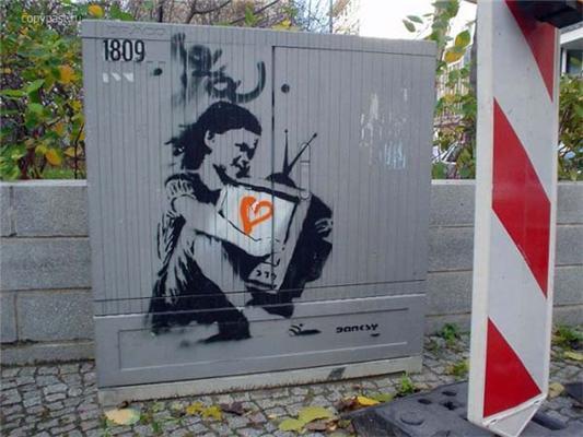 Графіті дня. Приголомшливі графіті від Banksy. ФОТО