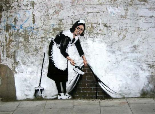 Графіті дня. Приголомшливі графіті від Banksy. ФОТО