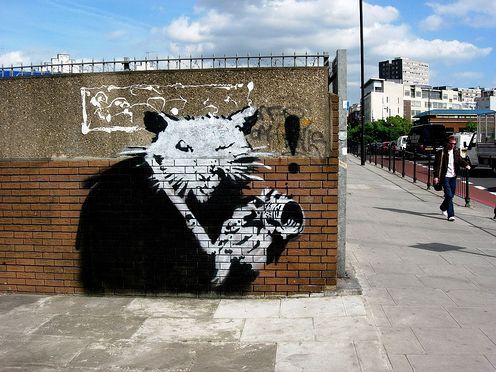 Графіті дня. Приголомшливі графіті від Banksy. ФОТО