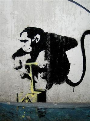 Граффити дня. Потрясающие граффити от Banksy. ФОТО