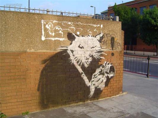 Графіті дня. Приголомшливі графіті від Banksy. ФОТО