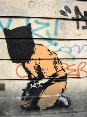 Граффити дня. Потрясающие граффити от Banksy. ФОТО